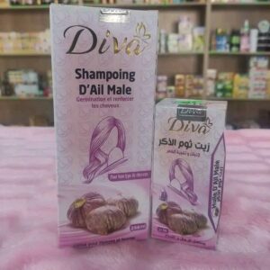 مجموعة Diva بثوم الذكر الأصلي (شامبو 250مل + زيت 50مل)