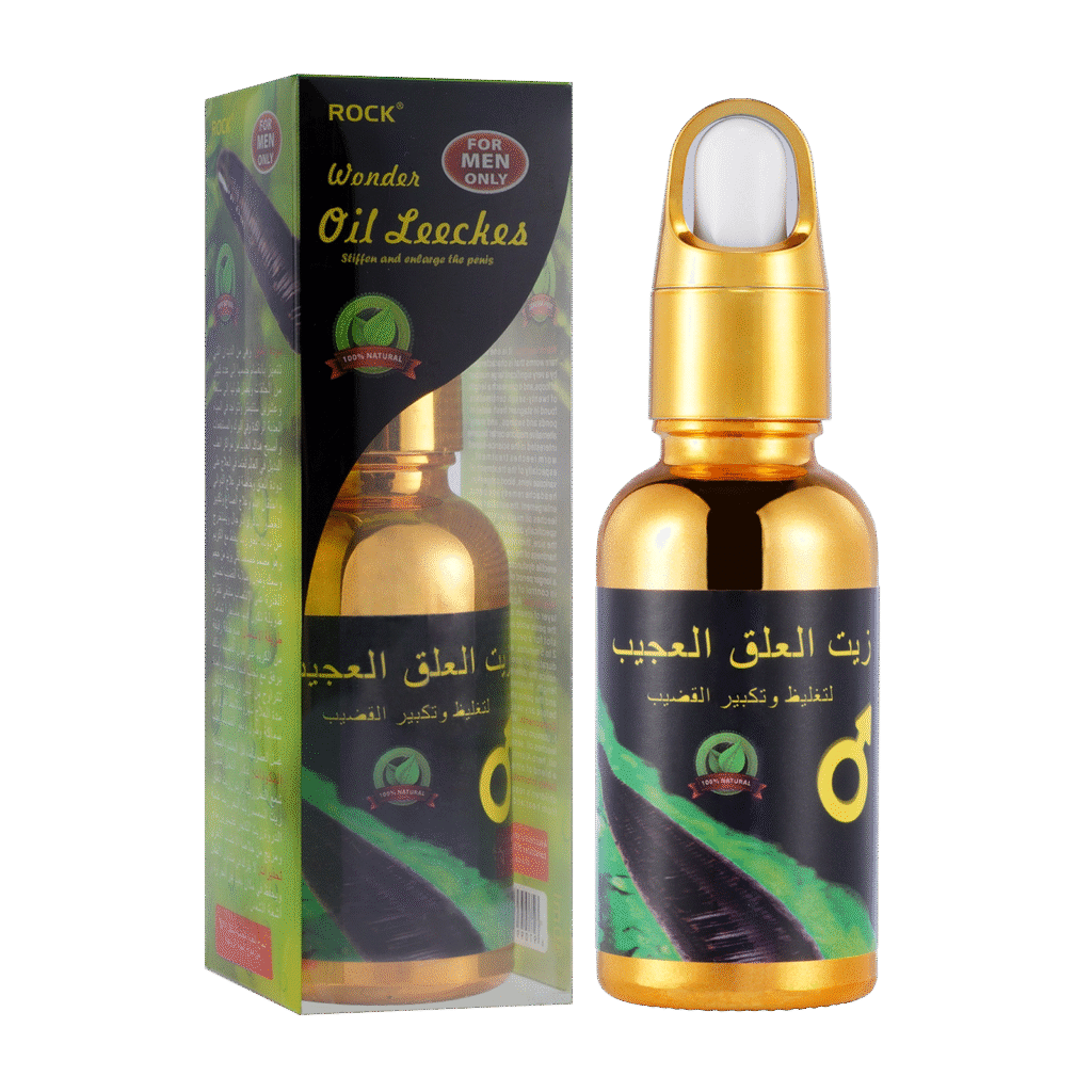 زيت العلق العجيب الأصلي للرجال (ROCK Wonder Oil Leeches) – طبيعي 100%